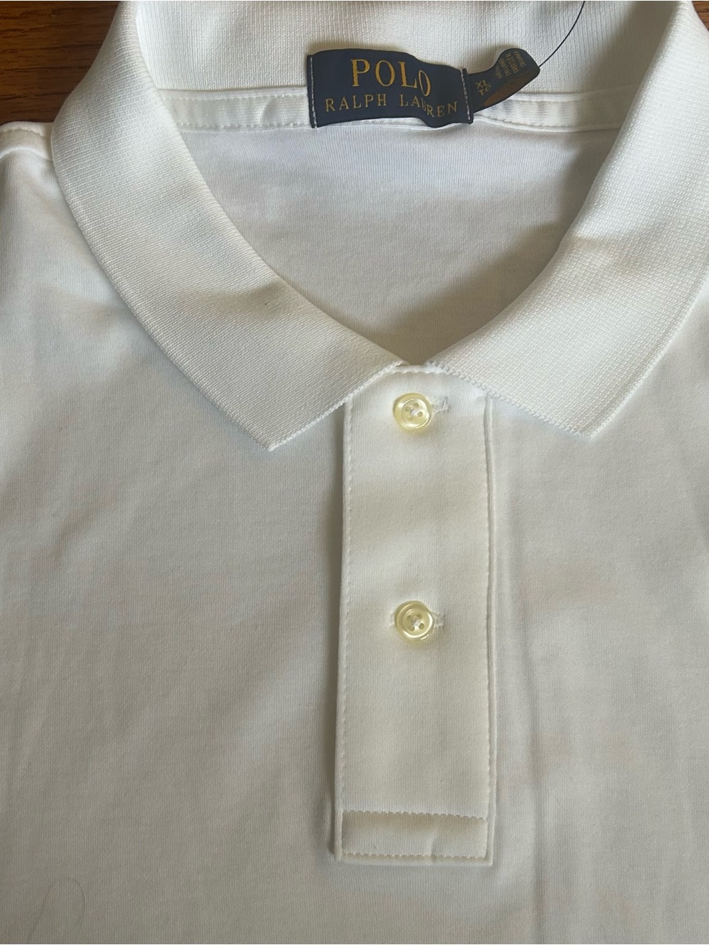 Polo Ralph Lauren Soft Touch Polo Shirt White XL Preppy Coastal Classic - Picture 3 of 13